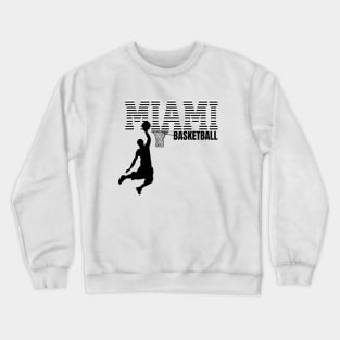 Miami Basketball Player Dunk Dunking T-Shirt and more Crewneck Sweatshirt